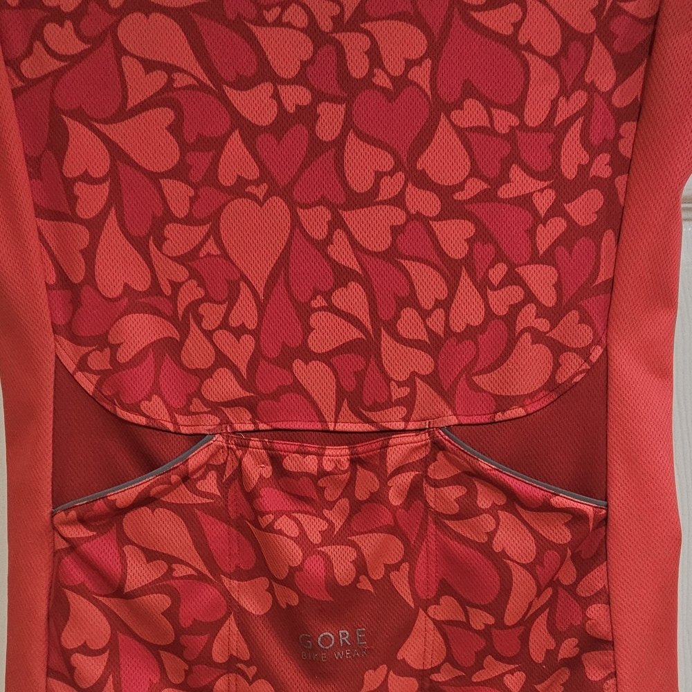 Women's Red Cycling Jacket - Picture 6 of 7